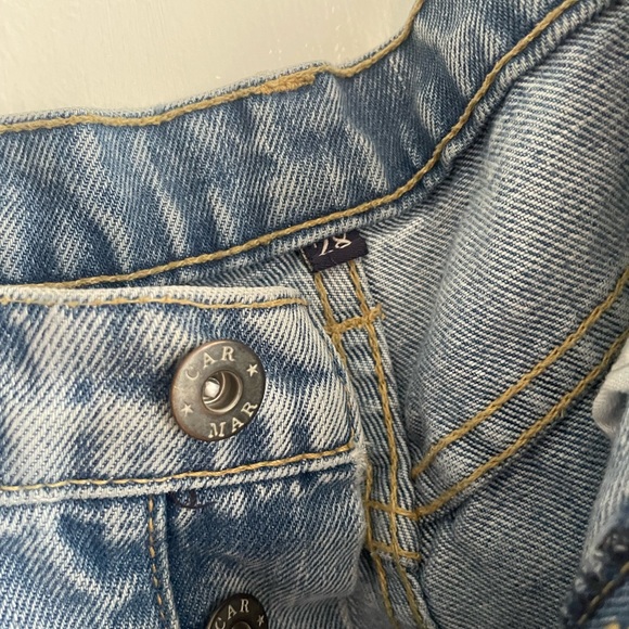 Carmar Distressed Cut Out High Waisted Jeans 28 - Picture 4 of 6